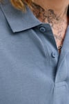 Jack & Jones Essentials Jjearchive Logolu Pamuklu Erkek Polo Yaka T Shirt 12288877 İNDİGO