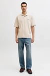 Jack & Jones Essentials Jjearchive Logolu Pamuklu Erkek Polo Yaka T Shirt 12288877 TAŞ