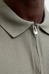 Jack & Jones Essentials Jjeaustin Normal Kalıp Fermuarlı Erkek Polo Yaka T Shirt 12279177 AÇIK YEŞİL