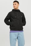 Jack & Jones Essentials Jjebasıic Suya Dayanıklı Kapüşonlu Regular Fit Erkek Ceket 12236300 SİYAH