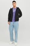 Jack & Jones Essentials Jjebasıic Suya Dayanıklı Kapüşonlu Regular Fit Erkek Ceket 12236300 SİYAH