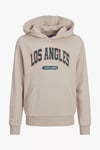Jack & Jones Essentials Jjebradley Kapüşonlu Regular Fit Erkek Sweat 12270060 AÇIK BEJ