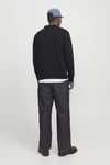 Jack & Jones Essentials Jjebradley Pamuk Karışım Regular Fit Erkek Polo Yaka Sweat 12278586 SİYAH