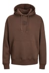 Jack & Jones Essentials Jjecosmo Kapüşonlu Regular Fit Erkek Sweat 12233979 KAHVE