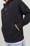 Jack & Jones Essentials Jjecosmo Kapüşonlu Regular Fit Erkek Sweat 12233979 SİYAH