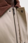 Jack  &Jones Essentials Jjegraham Pamuklu Regular Fit Kadife Yaka Erkek Mont 12288889 TAŞ