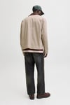 Jack  &Jones Essentials Jjegraham Pamuklu Regular Fit Kadife Yaka Erkek Mont 12288889 TAŞ