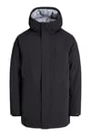 Jack & Jones Essentials Jjekeen Regular Fit Kapüşon Yaka Erkek Mont 12278782 SİYAH