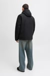 Jack & Jones Essentials Jjekeen Regular Fit Dik Yaka Kapüşonlu Erkek Mont 12278781 SİYAH