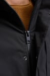 Jack & Jones Essentials Jjekeen Regular Fit Dik Yaka Kapüşonlu Erkek Mont 12278781 SİYAH