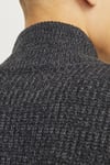 Jack & Jones Essentials Jjelewis Regular Fit Fermuarlı Dik Yaka Örme Erkek Hırka 12257483 ASFALT
