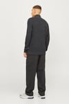 Jack & Jones Essentials Jjelewis Regular Fit Fermuarlı Dik Yaka Örme Erkek Hırka 12257483 ASFALT