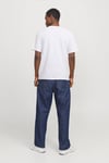 Jack & Jones Essentials Jjelogo % 100 Pamuk Regular Fit Erkek T Shirt 12268267 BEYAZ