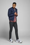 Jack & Jones Essentials Jjerush Fermuarlı Suya Dayanıklı Bomber Erkek Ceket 12165203 LACİVERT