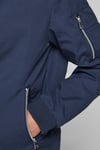 Jack & Jones Essentials Jjerush Fermuarlı Suya Dayanıklı Bomber Erkek Ceket 12165203 LACİVERT