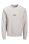 Jack & Jones Essentials Jjesoho Pamuklu Regular Fit Bisiklet Yaka Erkek Sweat 12278791 TAŞ