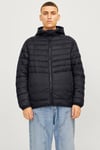 Jack & Jones Essentials Jjesprint Comfort Fit Ayarlanabilir Kapüşonlu Erkek Mont 12258441 SİYAH