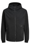 Jack & Jones Essentials Jjeurban Regular Fit Kapüşonlu Mevsimlik Erkek Ceket 12268606 SİYAH
