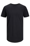 Jack & Jones Essentials Organik Pamuklu Regular Fit Bisiklet Yaka Erkek T Shirt 12113648 SİYAH