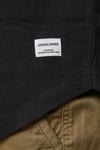 Jack & Jones Essentials Organik Pamuklu Regular Fit Bisiklet Yaka Erkek T Shirt 12113648 SİYAH