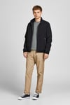 Jack & Jones Essentials Suya Dayanıklı Regular Fit Bomber Erkek Ceket 12204277 SİYAH