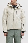 Jack & Jones Jjalpes Regular Fit Kapüşonlu Yaka Su Geçirmez Erkek Mont 12284649 AÇIK BEJ