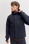 Jack & Jones Jjalpes Regular Fit Kapüşonlu Yaka Su Geçirmez Erkek Mont 12284649 KOYU LACIVERT