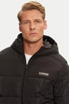 Jack & Jones Jjben Logolu Regular Fit Kapüşonlu Erkek Mont 12256905 SİYAH