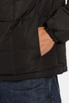 Jack & Jones Jjben Logolu Regular Fit Kapüşonlu Erkek Mont 12256905 SİYAH
