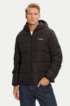 Jack & Jones Jjben Logolu Regular Fit Kapüşonlu Erkek Mont 12256905 SİYAH