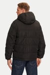Jack & Jones Jjben Logolu Regular Fit Kapüşonlu Erkek Mont 12256905 SİYAH