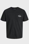 Jack & Jones Jjbrandon Pamuklu Regular Fit Logolu Bisiklet Yaka Erkek T Shirt 12288113 SİYAH