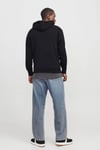 Jack & Jones Jjcorp Pamuklu Logolu Regular Fit Kapüşonlu Erkek Sweat 12268422 SİYAH