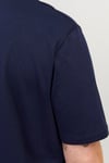 Jack & Jones Jjepaulos Büyük Beden Bisiklet Yaka Pamuklu Erkek T Shirt 12253778 LACİVERT