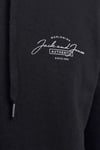 Jack & Jones Jjferris Pamuk Karışımlı Regular Fit Kapüşonlu Erkek Sweat 12256838 SİYAH