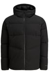 Jack & Jones Jjglobal Regular Fit Kapüşonlu Erkek Mont 12283517 SİYAH