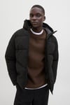 Jack & Jones Jjglobal Regular Fit Kapüşonlu Erkek Mont 12283517 SİYAH