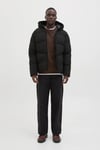 Jack & Jones Jjglobal Regular Fit Kapüşonlu Erkek Mont 12283517 SİYAH