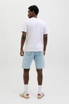 Jack & Jones Jjjaxon Pamuklu Regular Fit Logo Baskılı Erkek T Shirt 12269390 BEYAZ