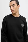 Jack & Jones Jjmakoto Regular Fit Bisiklet Yaka Erkek Sweat 12278601 SİYAH