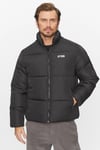 Jack & Jones Jjmax Logolu Regular Fit Dik Yaka Şişme Erkek Mont 12238745 SİYAH