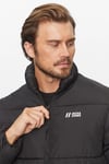 Jack & Jones Jjmax Logolu Regular Fit Dik Yaka Şişme Erkek Mont 12238745 SİYAH