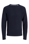 Jack & Jones Jjpannel Pamuk Karışım Regular Fit Bisiklet Yaka Erkek Kazak 12278916 LACİVERT