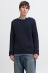 Jack & Jones Jjpannel Pamuk Karışım Regular Fit Bisiklet Yaka Erkek Kazak 12278916 LACİVERT