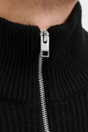 Jack & Jones Jjpannel Pamuk Karışımlı Regular Fit Dik Yaka Erkek Hırka 12278920 SİYAH