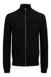 Jack & Jones Jjpannel Pamuk Karışımlı Regular Fit Dik Yaka Erkek Hırka 12278920 SİYAH