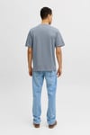 Jack & Jones Originals Jorcatskills Pamuklu Regular Fit Bisiklet Yaka Erkek T Shirt 12297891 GRİ