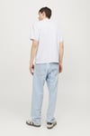 Jack & Jones Originals Jorfrederiksberg % 100 Pamuk Regular Fit Düğmeli Erkek Polo Yaka T Shirt 12263111 BEYAZ