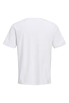 Jack & Jones Originals Jormontauk Logolu Pamuklu Erkek T Shirt 12297890 BEYAZ