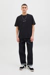 Jack & Jones Originals Jornorrebro % 100 Pamuk Regular Fit Bisiklet Yaka Erkek T Shirt 12282892 SİYAH